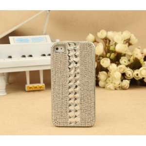 Apple Iphone 4s 4 At&t Verizon Crystal Diamond Studded Case Cover Gift 