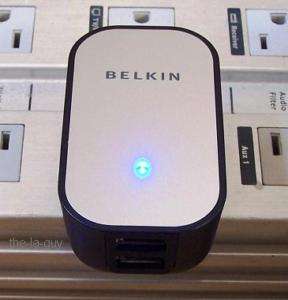Belkin DUAL USB AC Wall Charger Adapter for All iPod NR  