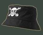 black light weight pirate bucket or fishing cap cotton one