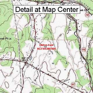   Map   Elkton East, Virginia (Folded/Waterproof)