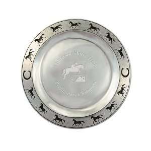  Pewtarex Horse Rim Plate 7 1/4 Inch