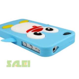 Cute Penguin Silicone Gel Skin Case Back Cover Protector for Apple 