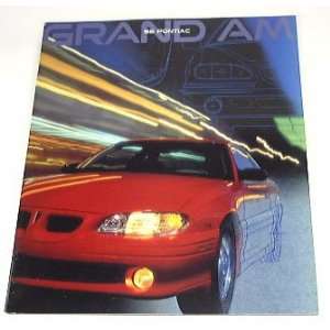  1998 98 Pontiac GRAND AM BROCHURE SE GT Coupe Sedan 