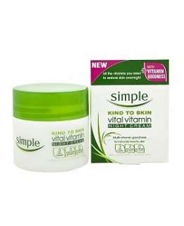 Simple Kind To Skin Vital Vitamin Night Cream 50ml   Boots
