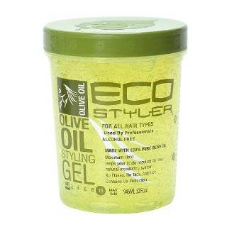  Eco Style Gel, Olive Oil, 16 oz Beauty