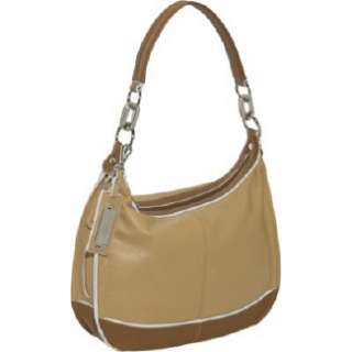 Handbags Tignanello Color Me Classy Pebble Leather Honey / Cognac 
