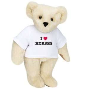  15 T Shirt Bear   I HEART Horses   Buttercream Fur 
