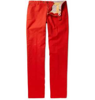    Casual trousers  Mexico Straight Leg Cotton Twill Trousers