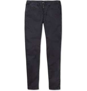   Trousers  Casual trousers  Slim Fit Washed Cotton Twill Chinos