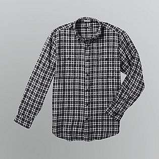 Mens Long Sleeve Yarn Dyed Flannel Shirt  Basic Editions Clothing Men 