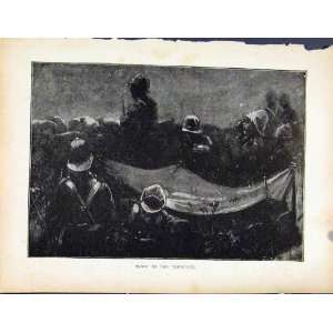  Boer War By Richard Danes Dawn In The Trenches Print
