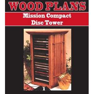 COMPACT DISC TOWER WOODWORKING PAPER PLAN PW10038