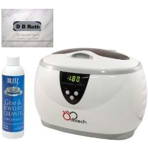  Digital Ultra Sonic Cleaner with a 17 ounce Stainless Steel Cleaning 
