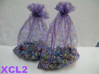 XCL2 Wedding Jewelry Favor Large Gift Bag Organza 7x9  