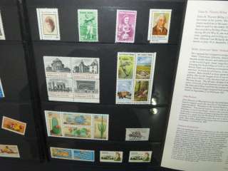   1981 US POSTAL SERVICE MINT SET OF COMMEMORATIVE STAMPS COLLECTION,MNH