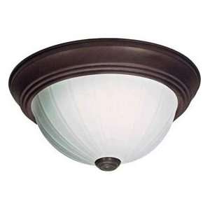  Nuvo SF76/247 13 Inch Old Bronze Flush Dome with Frosted 