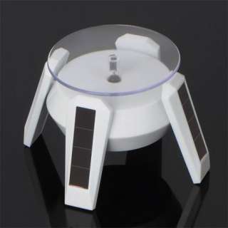 Solar Powered Rotating Display Stand Turn Table Plate  