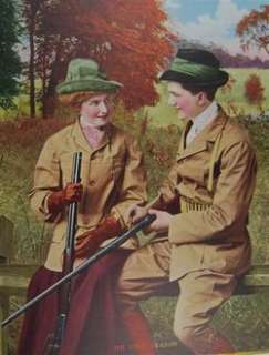   calendar hunting season Winchester rifle salesmans sample advertising
