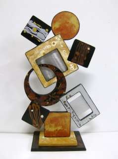 Contemporary Modern Abstract Art Diva Table Sculpture, wood & Metal 