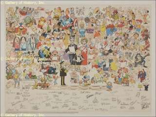 CHARLES M. SCHULZ   POSTER SIGNED  