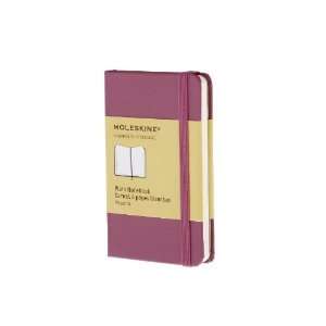  Moleskine Plain Notebook Hard Cover Extra Small Magenta (Moleskine 