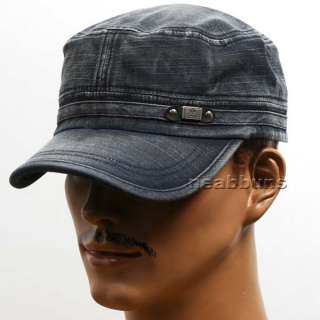 CADET Cap mens womens MILITARY visor Hat new cY1 BLUE  