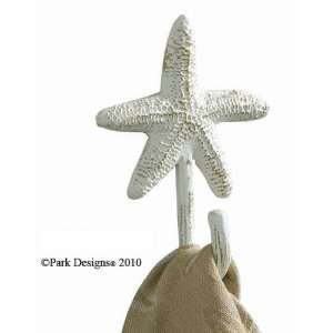 Tropical Nautical Starfish Single Wall Towel Hook Hanger  