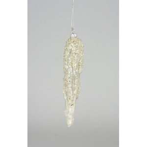  Frosted Icicle Ornament