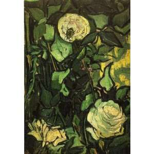  Oil Painting Roses and Beetle Vincent van Gogh Hand 