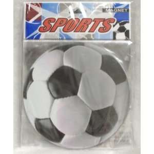    Set of 12 Soccer Ball Magnets New Party Favors