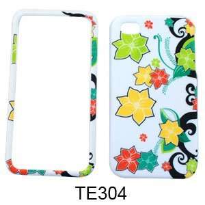  Colorful Flowers on White Cell Phones & Accessories