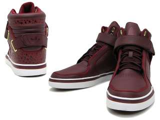 Adidas Adi Rise Mid High Tops Red Maroon Shoes Originals Hi Trainers 