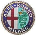 Alfa Romeo Emblem 55 mm emailliert NEU