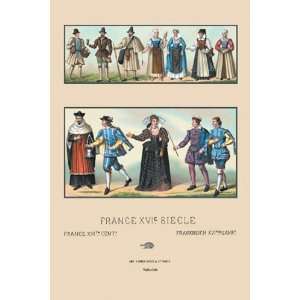  Costumes of Various French Classes, Sixteenth Century 