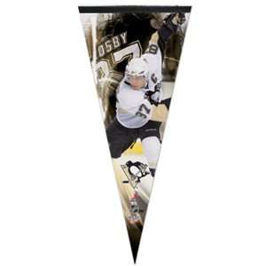  Pittsburgh Penguins #87 Sidney Crosby Black 17 x 40 Player Felt 
