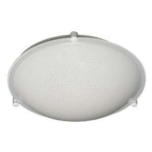   Flush Ceiling Fixture with White Starpoint Glass