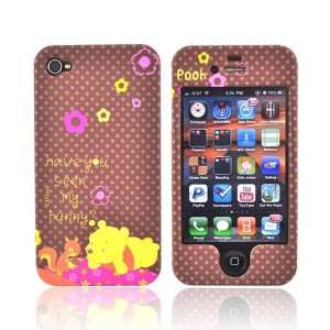  WINNIE THE POOH BROWN Disney iPhone 4 Hard Case Cover 