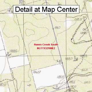   Map   Raven Creek South, Texas (Folded/Waterproof)