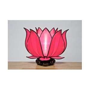  Large Blooming Lotus Lamp  Pink