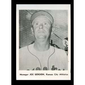  1961 Joe Gordon Kansas City Athletics Jay Publishing Photo 