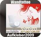 A317 Träumende Frau Wandtatoo Pusteblume Schmetterl​ing