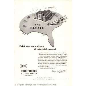  1953 Southern Railway Paint your own picture of 