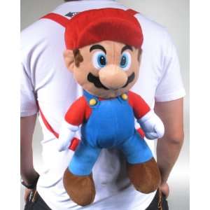  Cute Super Mario Bros Plush Backpack Pouch Soft Doll Toys 