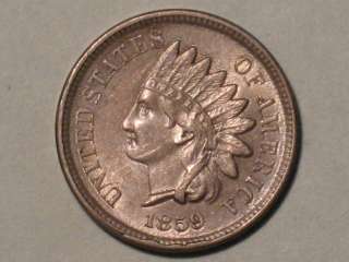 1859 INDIAN HEAD UNITED STATES CENT  