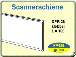 FP426 20 Scannerschienen DBR 26 L100 H2,6 klebbar Tego Preisschienen 
