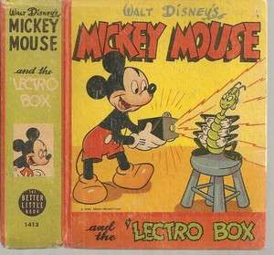 Mickey Mouse and the Lectro Box #1413 Big Little Book 1946 FN/+  