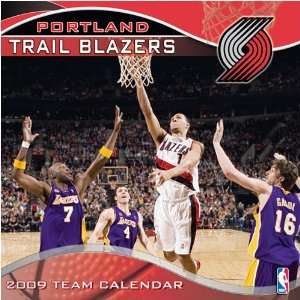 Portland Trail Blazers NBA 12 x 12 Team Wall Calendar 