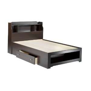   Dixon Full Size Bookcase Bed with Under Bed Storage