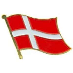 Denmark Flag Pin 1