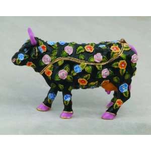    Cow Parade Flower Cow Jeweled Box Bejeweled